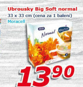 Ubrousky papírové Normal Big Soft