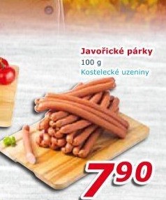 Párky javořické Kostelecké uzeniny