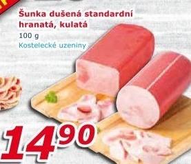 Šunka dušená standard hranatá Kostelecké uzeniny