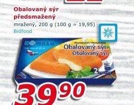 Sýr obalovaný mražený Nowaco