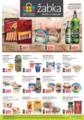 akční leták Žabka 14.10.2020-27.10.2020