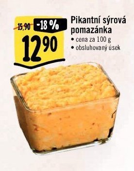 Pikantní sýrová pomazánka