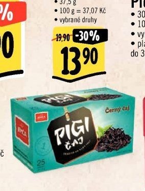 Pigi černý čaj