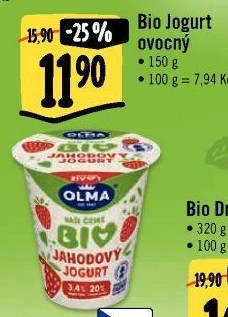 Jogurt ovocný bio Olma