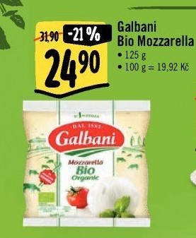 Sýr Mozzarella bio Galbani