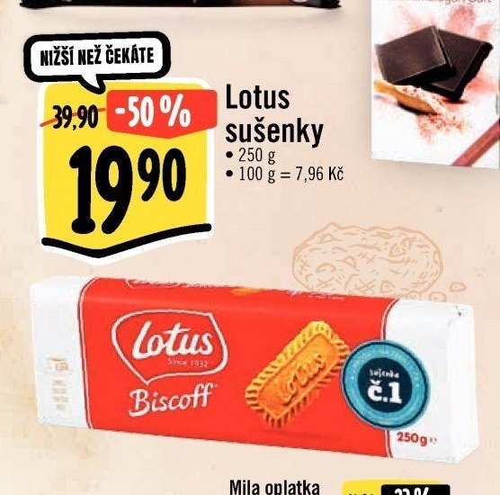 Lotus sušenky