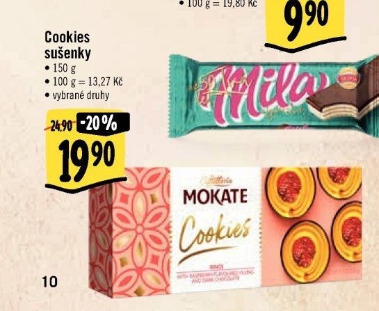 Cookies sušenky