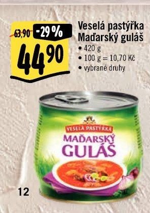 Veselá pastýřka Maďarský guláš