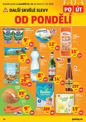 akční leták Penny Market 22.10.2020-28.10.2020