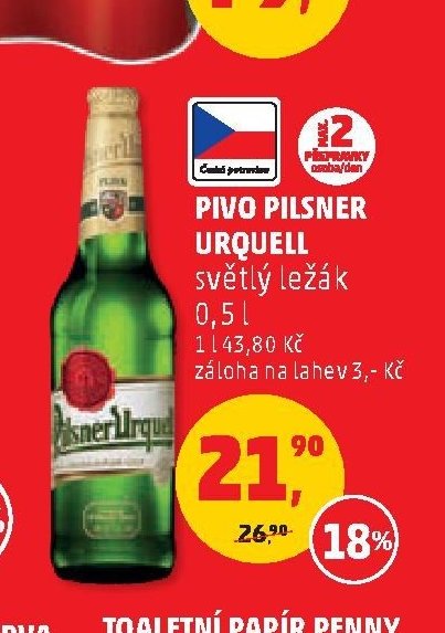 Pivo Pilsner Urquell