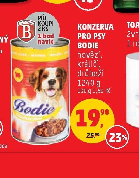 Konzerva pro psy Bodie