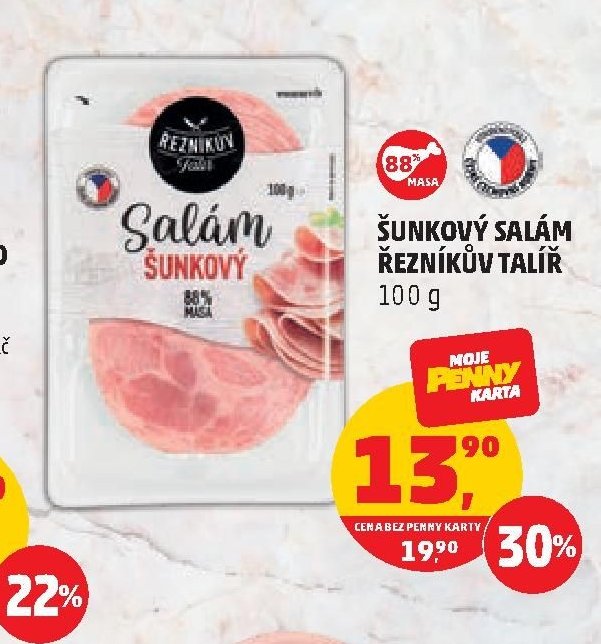 ŠUNKOVÝ SALÁM ŘEZNÍKŮV TALÍŘ