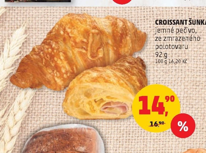 CROISSANT ŠUNKA A SÝR