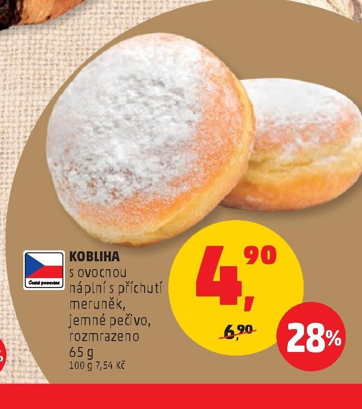 KOBLIHA s ovocnou náplní