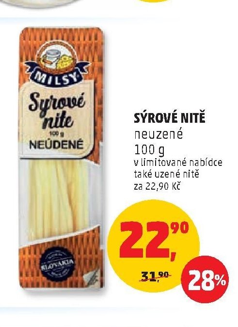 Sýrové nitě neuzené
