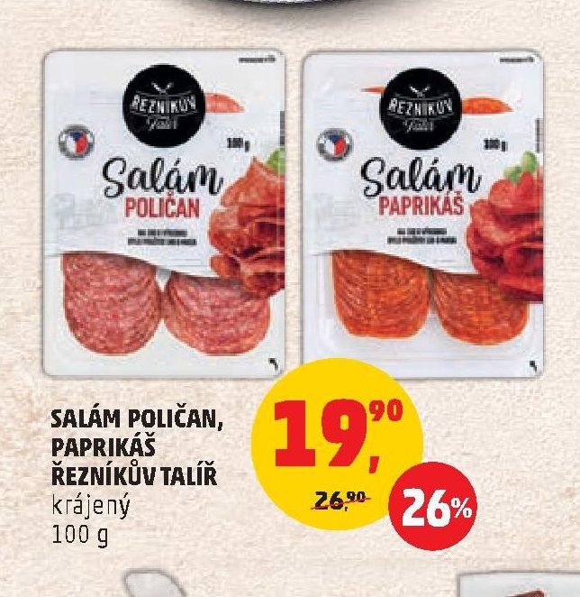 Salám Poličan, Paprikáš Řezníkův talíř
