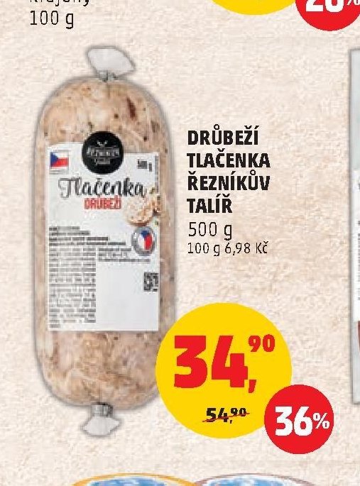 Drůbeží tlačenka Řezníkův talíř