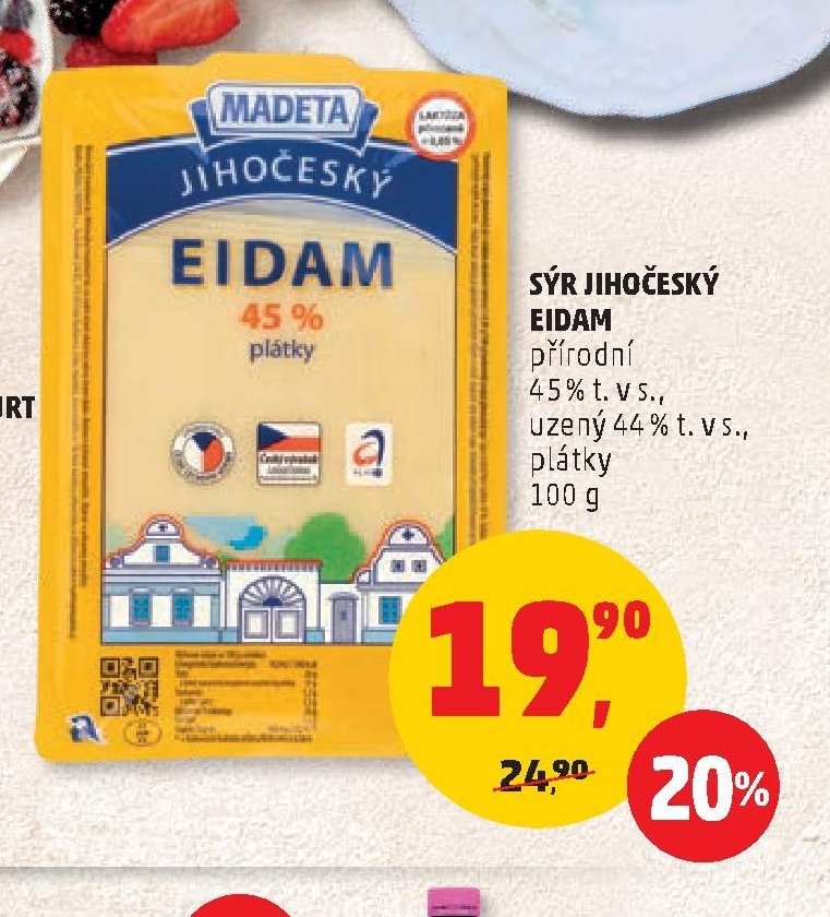 SÝR JIHOČESKÝ EIDAM