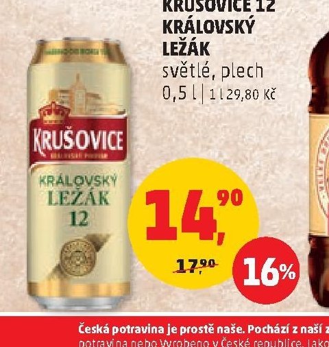 PIVO KRUŠOVICE 12 KRÁLOVSKÝ LEŽÁK