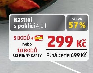 Kastrol s poklicí 4,1 l
