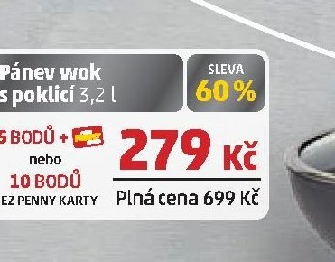 Pánev wok s poklicí 3,2 l