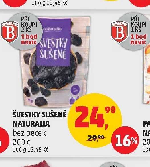 ŠVESTKY SUŠENÉ NATURALIA