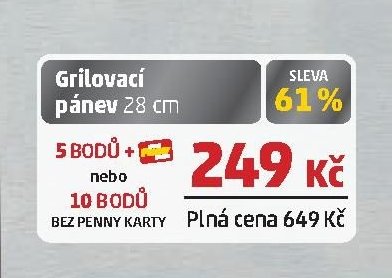 Grilovací pánev 28 cm
