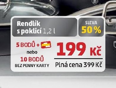 Rendlík s poklicí 1,2 l