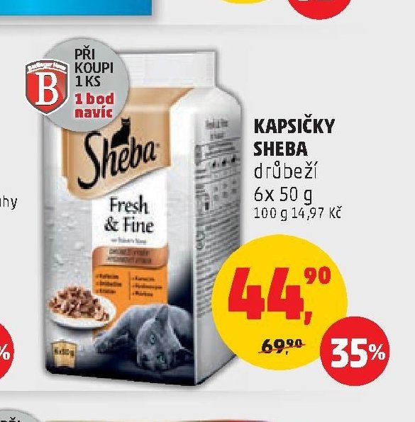 Kapsičky Sheba
