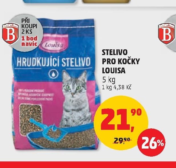 Stelivo pro kočky Louisa 5 kg