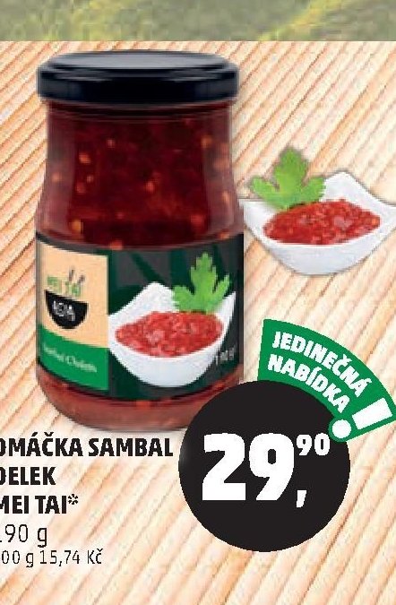 OMÁČKA SAMBAL OELEK MEI TAI