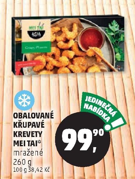 Obalované křupavé krevety MEI TAI 260 g
