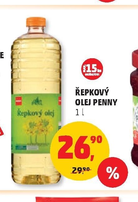 Řepkový olej Penny