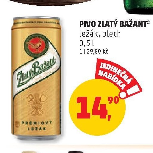 PIVO ZLATÝ BAŽANT*