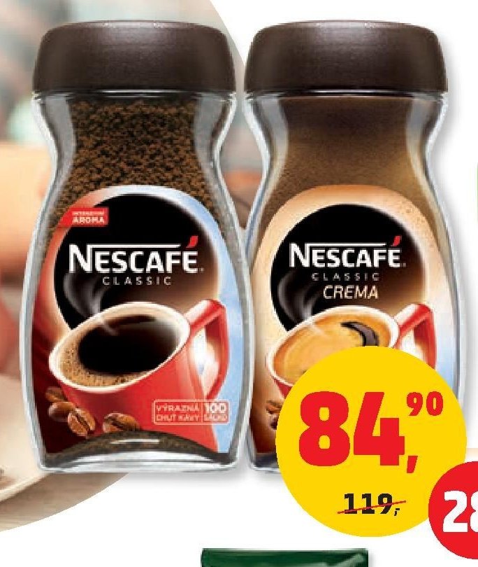 INSTANTNÍ KÁVA NESCAFÉ Classic, Crema 200 g