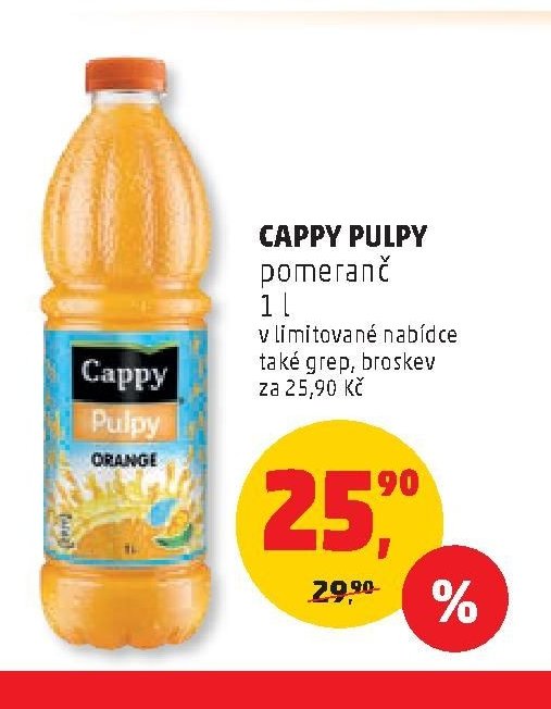 CAPPY PULPY pomeranč 1 l