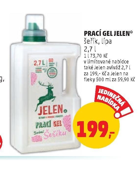 Prací gel Jelen