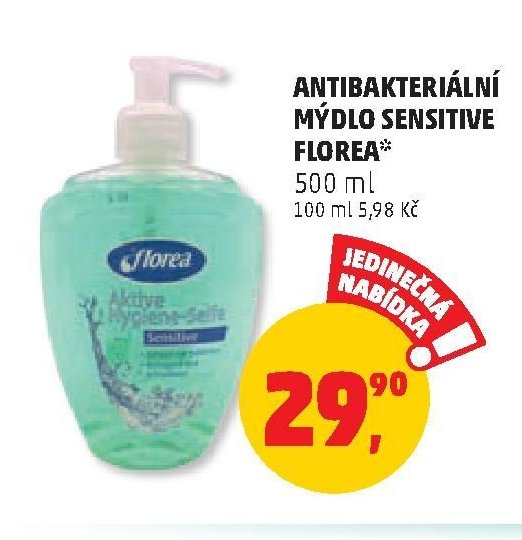 Antibakteriální mýdlo Sensitive Florea