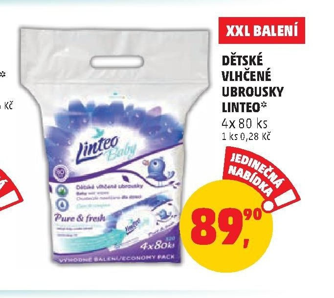 Dětské vlhčené ubrousky Linteo
