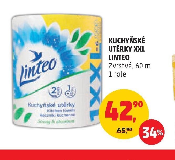 Kuchyňské utěrky XXL Linteo