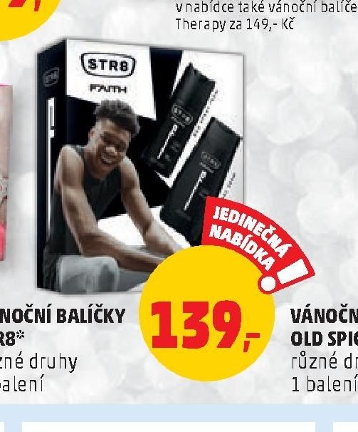 VÁNOČNÍ BALÍČKY STR8 různé druhy 1 balení