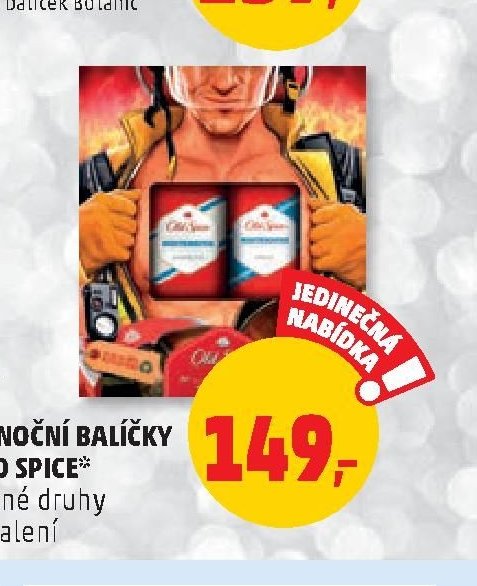 VÁNOČNÍ BALÍČKY OLD SPICE různé druhy 1 balení