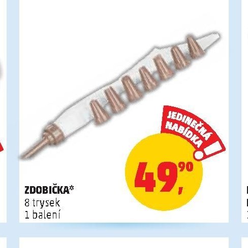 ZDOBIČKA 8 trysek 1 balení