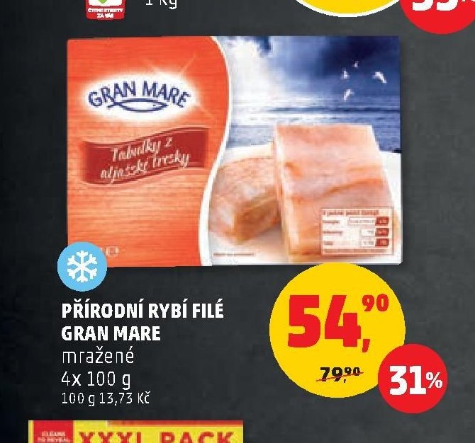 Přírodní rybí filé Gran Mare