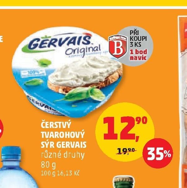 Čerstvý tvarohový sýr Gervais