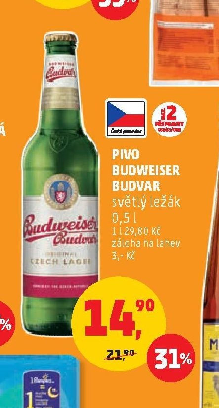 Pivo Budweiser Budvar