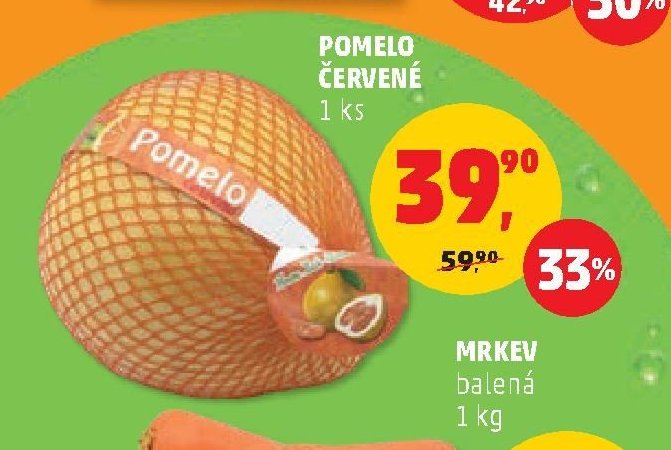 Pomelo červené