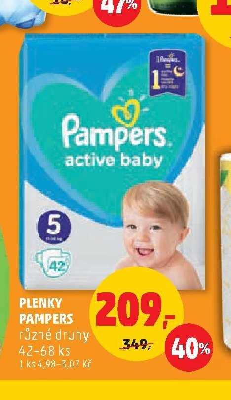 Plenky Pampers
