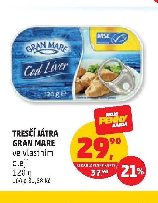 TRESČÍ JÁTRA GRAN MARE