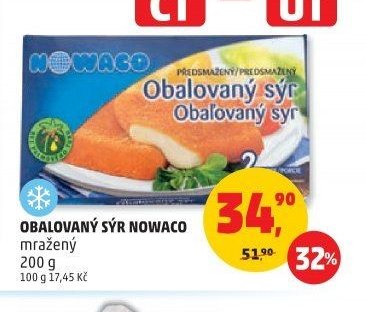 Obalovaný sýr Nowaco